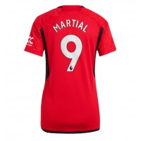Billiga Manchester United Anthony Martial #9 Hemma fotbollskläder Dam 2023-24 Kortärmad